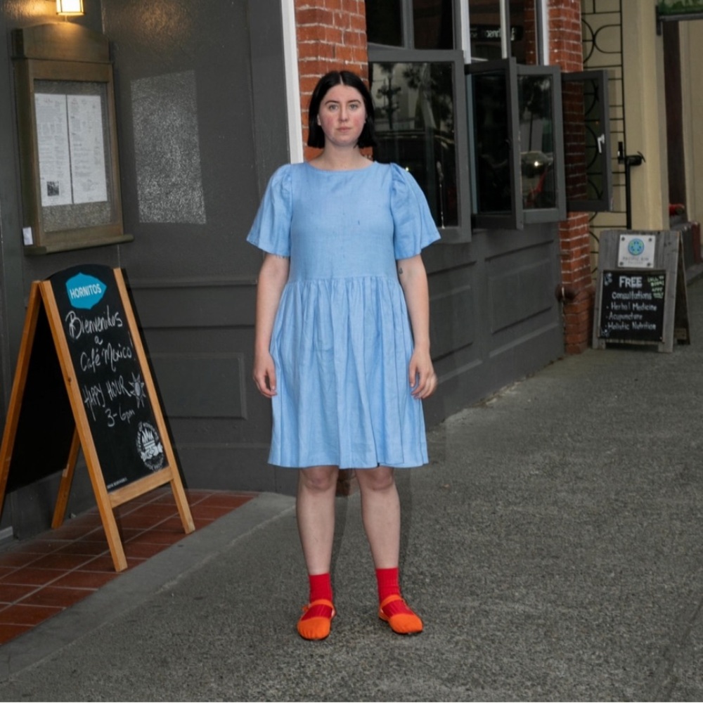 XS Shelter Mini Agnes Dress Blue